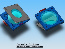 Probe card boxes with probe card holder